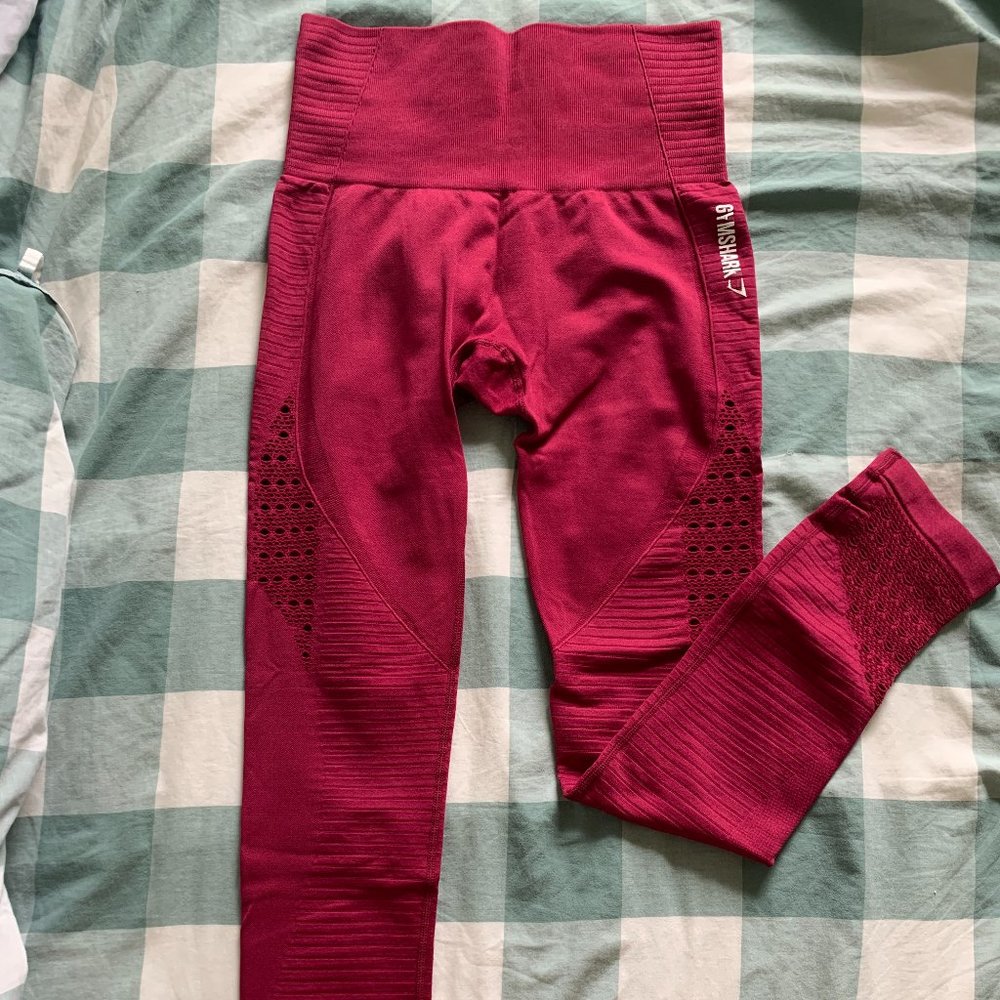 Gymshark Energy Seamless High Waist Legging - Beet